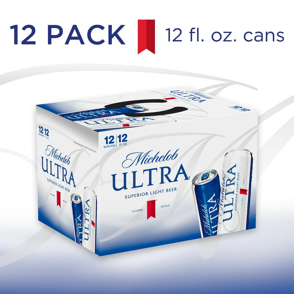 Michelob ULTRA Light Beer, 12 Pack Beer, 12 FL OZ Cans, 4.2 ABV