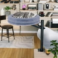 thumbnail image 2 of Cat Desk Bed Desktop Large Nest-Sturdy Dual Clamps Supports Up to 50 lbs,360° Adjustable Desktop Cat Perch with Soft Faux Fur Cover,Elevating Hammock for Home Office, 2 of 9