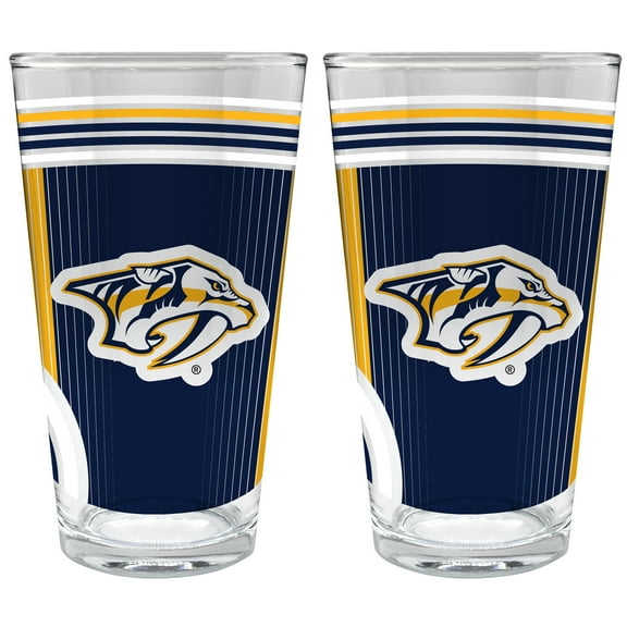 Nashville Predators Two-Piece 16oz. Pint Glass Set