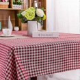 thumbnail image 1 of Table Cloth for Home Linen Cotton Plaid Stripe Dining Tablecloth Kitchen Decorative Rectangular Coff, 1 of 5