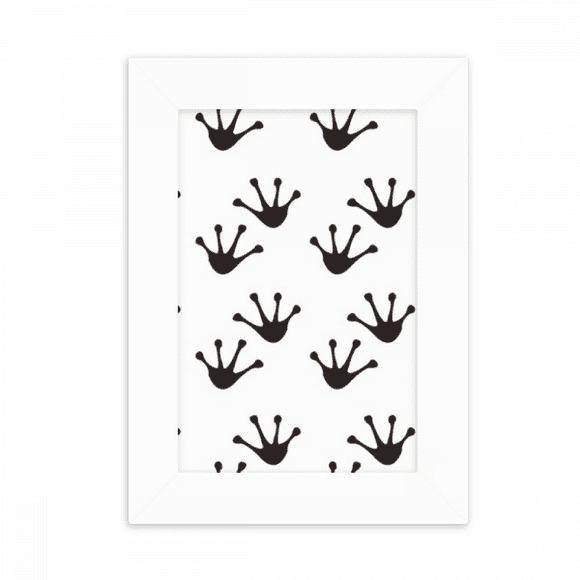 Frog Footprints Animal Outline Protect Animal Desktop Photo Frame Picture Display Decoration Art Painting