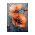 thumbnail image 5 of Mudket Framed,Modern Canvas Wall Art,Ready to Hang,Floral Canvas Print,Colorful Botanical Wall Decor,Abstract Flower Wall Art, for Bedroom Bathroom Office Decor - 12"L x 8"W, 5 of 10