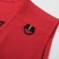 thumbnail image 6 of safuny Photo Cargo Vest Hiking Fishing Travel Vest for Men Fall Sleeveless V Neck Utility Lightweight Zipper Outerwear Vests Workout Golf Jacket Multi Pockets Red XXXXL, 6 of 8