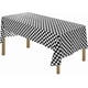 thumbnail image 1 of Plastic Tablecloths for Rectangle Tables - Premium Heavy-Duty Disposable Plastic Table Cover for Birthday - Easy to Clean 54x108 Black and White Check, 1 of 4