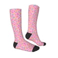 thumbnail image 3 of Balery Pink Donut Fun Novelty Socks Men'S Women'S Crew Socks Funny Crazy Novelty Socks Quirky And Cool Socks, 3 of 9