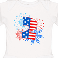 thumbnail image 4 of Inktastic Second Birthday- Fourth of July fireworks Boys or Girls Long Sleeve Baby Bodysuit, 4 of 5