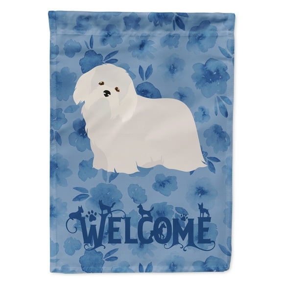 Carolines Treasures CK5980CHF Coton de Tulear 2 Welcome Flag Canvas House Size Large multicolor