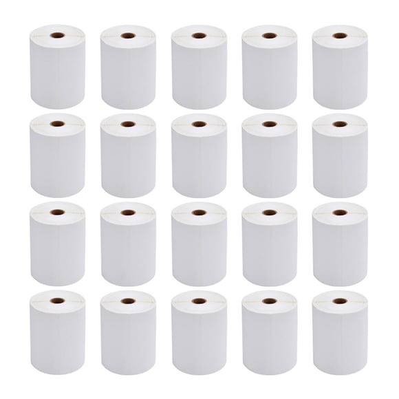 FungLam Etiquetas térmicas 4x6 Etiquetas de envío térmicas directas 20 rollos con 250 etiquetas/rollo 1'' Core Compatible Zebra 2844 ZP-450 ZP-500 ZP-505 Etiqueta de impresora térmica