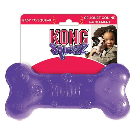 UPC: 0035585032085 | Kong Squeezz Bone Dog Toy – Large