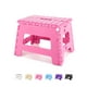 thumbnail image 1 of Taburete plegable Dyforce para niños y adultos de 9 pulgadas, rosa, 1 of 9