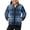 Blue Checked, variant on FKELYI Blue Forest Horse Print Kids Fleece Jacket Warm Coat, 3Y, Lightweight Faux Sherpa Lined Jacket, Windproof Stans-Up Collar, Warm Coat with Pockets, Autumn Winter Coat, Soft Layering