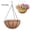10 in, variant on 12 Inch Metal Hanging Basket with Coconut Liner,Rust-Resistant Wire Planter Flower Pot Holder for Indoor Outdoor Plants, Garden Balcony Patio Decoration