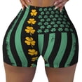 thumbnail image 2 of Goofa American doctor Printed Workout Shorts Women Seamless Scrunch Butt Lifting High Waisted Gym Booty Shorts Elastic Workout Shorts-Medium, 2 of 8