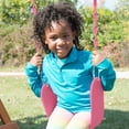 thumbnail image 2 of Asiento de Columpio Rosa swing-n-slide con Cadenas Recubiertas sin Pellizcos, 2 of 5