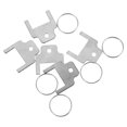 thumbnail image 2 of WORGEOUS 5 Pcs Rings Paper Towel Dispenser Key 2 80X2 70X0 20CM Silver, 2 of 9