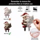 thumbnail image 4 of XWSHYW Decoraciones para El Hogar Figura Decorativa de Acrílico de Papá Noel para El Suelo, Juguete para Regalar En Árbol de Navidad, 4 of 6