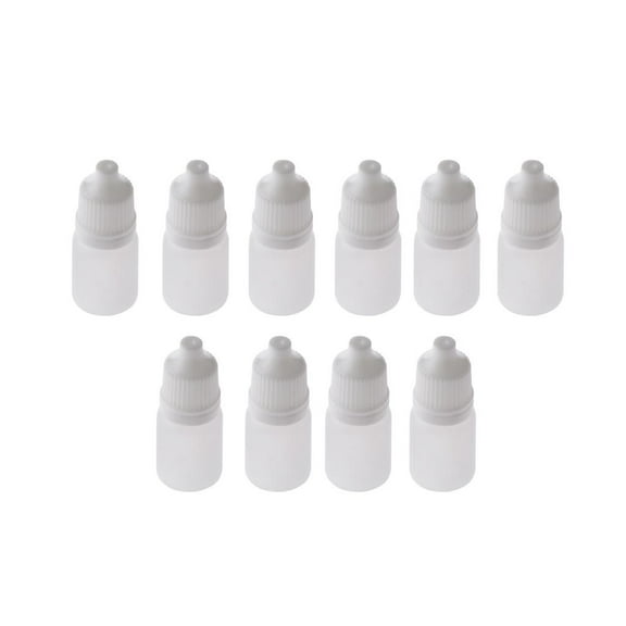 10pcs 5ml Empty Squeezable Dropper Bottles for Eye