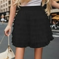 thumbnail image 2 of Women's Sheer Net Layered Cake Skirt High Waist Short A Line Sexy Fashion Skirt for Party and Daily Wear, 2 of 2