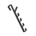 thumbnail image 4 of YUEHAO Over The Door Hanger with Coat Hooks, Over The Door Hooks, Over The Door Organizer for Bathroom, Kitchen, Bedroom Black, 4 of 9