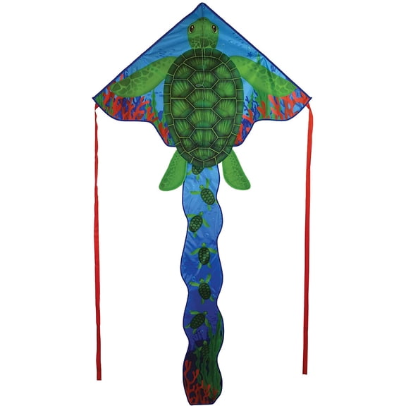 In the Breeze 3322 - Sea Turtle 45 Inch Fly-Hi Kite - Fun, Easy Flying Kite for All Ages