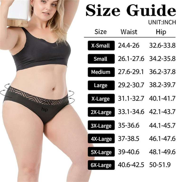 LEEy-world Plus Size Lingerie Wo No Show Seamless Underwear