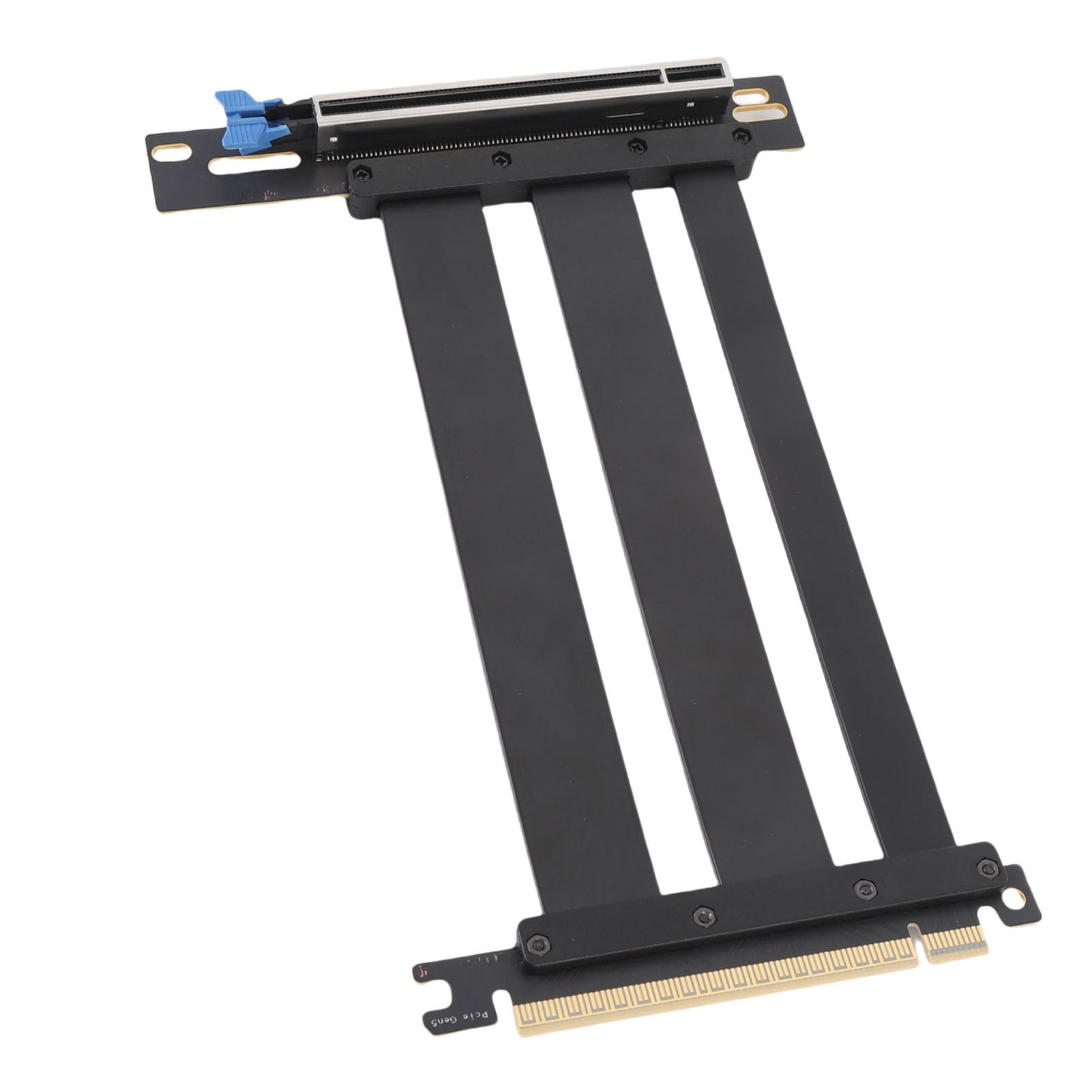 Server Riser Cable PCIe 5.0 X16 Shielded Riser Cable, 90 Degree Right Angle GPU Extension ...