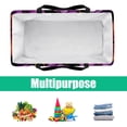thumbnail image 5 of Grape Large Foldable Oxford Cloth Laundry Bag Storage Box Cube Organizer, 5 of 7