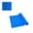 Circular Patterns, variant on Swimming Pool Ladder Mat, Blue Waterproof Anti-Slip Ladder Pad for Indoor and Outdoor Pool Protective Use, Willow-Leaf Shape