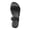 Black, variant on Women's Strappy Flat Sandals Round Toe Slide Sandals Casual Summer Sandals