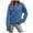 Blue, variant on larppty Women's Long Sleeve Tops Casual Solid Cute Crewneck Basis Sweatshirts Pullover Fall Shirts (Mint Green, XXL)