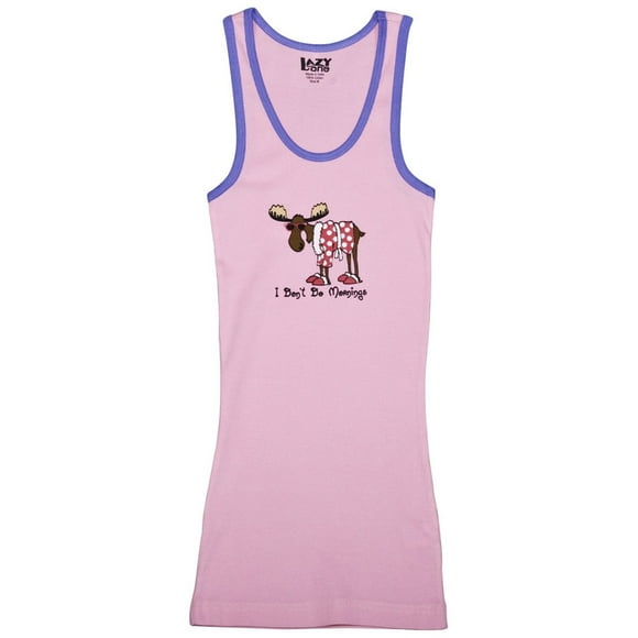 Moose Don???t Do Mornings Juniors Tank Top