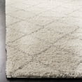 thumbnail image 4 of SAFAVIEH Arizona Wayra Geometric Shag Area Rug, Ivory/Beige, 10' x 14', 4 of 6