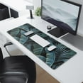 thumbnail image 3 of Boost Your Gaming Experience with Ultra Large Mouse Pad: XXL Gaming Mousepad, Green Tropical Leaves Design, Large Extended Desk Pad Perfect for Keyboard, Laptop & Computer - 31.5x11.8 Inch, 3 of 7