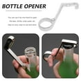 thumbnail image 6 of Raindrops Zinc Alloy Beer Bottle Opener for Removing Caps Onehanded Easy to Carry and Store Silver 6 x 3 x 1 inches, 6 of 8