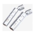 thumbnail image 1 of 2 llaves de bujía giratorias magnéticas de 3/8', llave para bujías de coche de doce puntos de 14 mm/16 mm, material de diseño giratorio CR-V longitud 97 mm, plateado,, 1 of 5