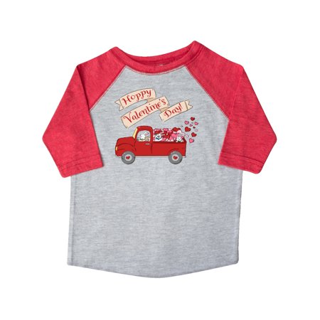 

Inktastic Hoppy Valentine s Day Bunny Truck with Hearts Gift Toddler Boy or Toddler Girl T-Shirt