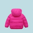 thumbnail image 2 of Esho 1-6T Toddler Girls Boys Winter Warm Hooded Coats Jackets, Kids Zipper Fleece Snow Clothes Outerwear, 2 of 4