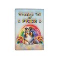 thumbnail image 2 of Wagging Tail Shetland Sheepdog Celebrates Rainbow Pride Month LGBT LGBTQ+ Travel Passport Wallet Sheltie Dog Lover Gifts PU Leather Passport Holder Cover - 01003, 2 of 5