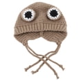 thumbnail image 2 of Cute Funny Knitted Dog Hat Adjustable Winter Pet Accessory For Small Medium Cats Dogs Red, 2 of 8