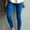 Blue, variant on High Waisted Leggings for Women-Soft Athletic Tummy Control Pants for Running Yoga Workout Reg Women's Moto Jegging Biker Skinny Ankle Zipper Pleated Waist Pencil Pants Pull On Soft Trousers
