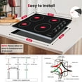 thumbnail image 2 of GASLAND Chef Pro 30 in Radiant Electric Cooktop with 4 Burners, 220V ETL Approved, 2 of 8