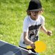 thumbnail image 2 of 1 par de raquetas de tenis de mesa de plástico para niños, para practicar y entrenar (amarillas), 2 of 5