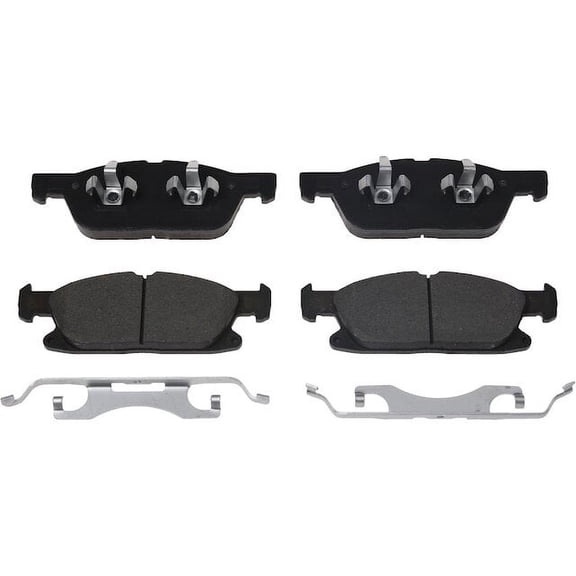 Front Brake Pad Set - Compatible with 2017 - 2019 Ford Fusion 2.7L V6 2018