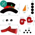 thumbnail image 3 of Imanes De Nevera De Muñeco De Nieve Divertidos Articulados, Imanes De Nevera Navideños Móviles En 3D, Juego De Imán Navideño Lindo Para Niños Para Decoraciones Navideñas De Puerta De Garaje, 3 of 5