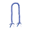 thumbnail image 2 of Collar trenzado Lei de graduación, decoración, 120 cm, regalo, recuerdo de fiesta, cordón de honor para Blanco, 2 of 9