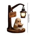 thumbnail image 6 of Jollup Cute Ghost Reading Lantern - Boo, Ghost Reading Book Lamp, Halloween Cute 3D LED Night Light, Ideal for desks, mantels, Halloween Gift (1 pcs), 6 of 7