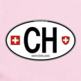 thumbnail image 2 of CafePress - Switzerland Euro Oval Infant Bodysuit - Baby Light Bodysuit, Size Newborn - 24 Months, 2 of 4