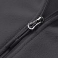 thumbnail image 6 of Hinvhai Men's Soft Polar Fleece Jacket with Pockets Lightweight Outdoor Recreation Full Zip Coat Dark Gray XXL(XXL), 6 of 8