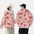 thumbnail image 4 of Lsque Cute Strawberry C UPF 50+ Lightweight Sun Protection Men's Women's Long Sleeve Shirt, Hoodie Performance -Medium, 4 of 9