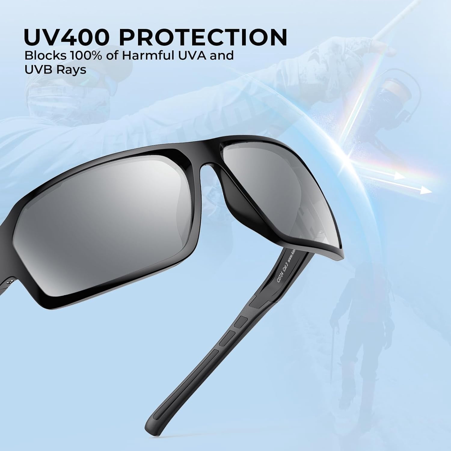 KastKing Chippewa Polarized Fishing Sunglasses, UV400 TAC Lenses